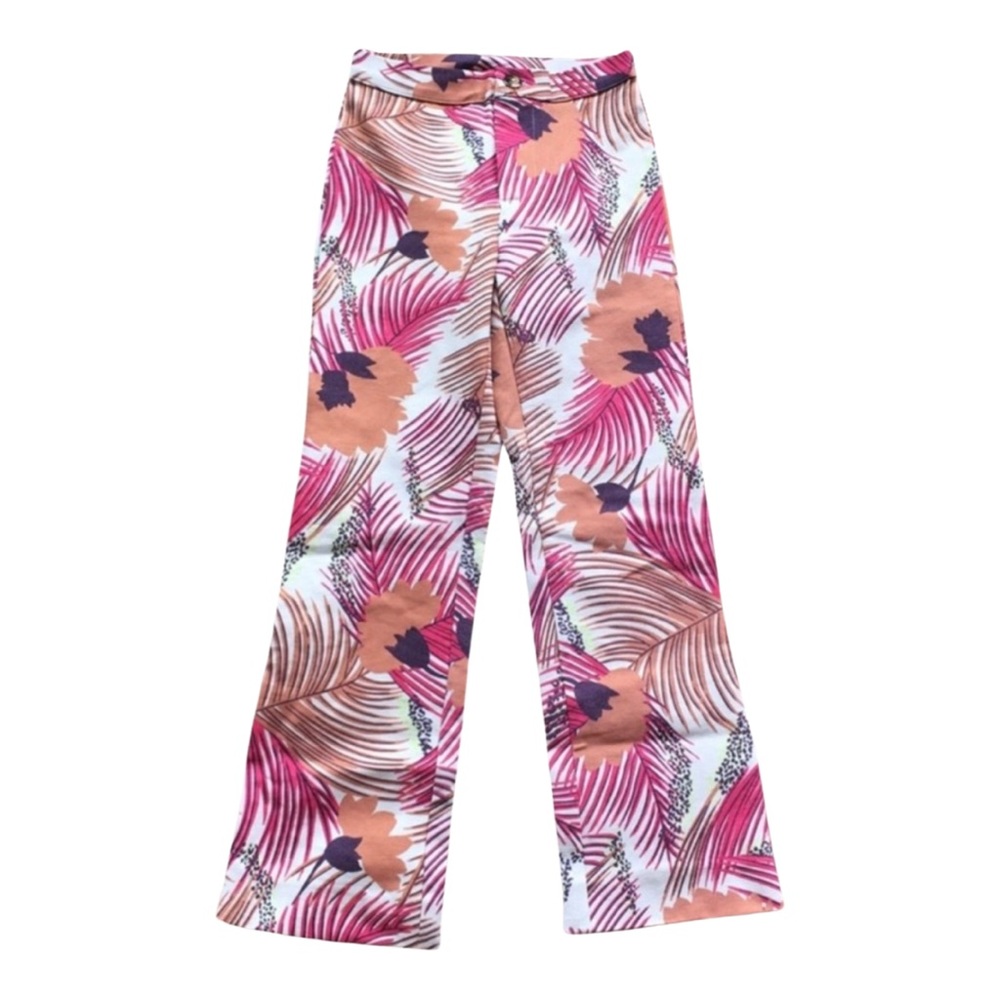 NWOT Novella Royale Rust Palm Abby Pant XS